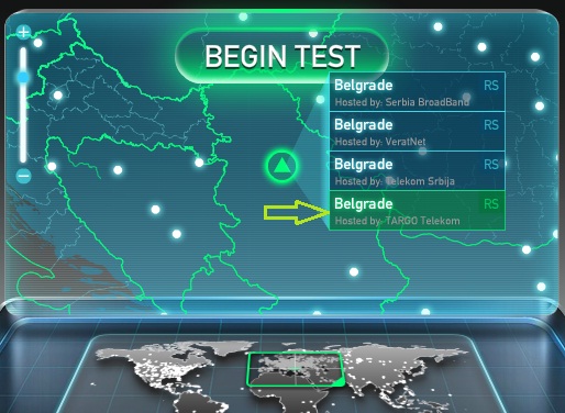 TARGO Telekom – speedtest server