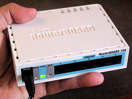 podešavanje MikroTik RB750