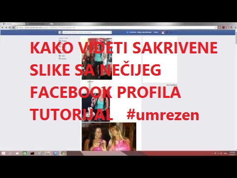 kako videti sakrivene slike na facebook-u